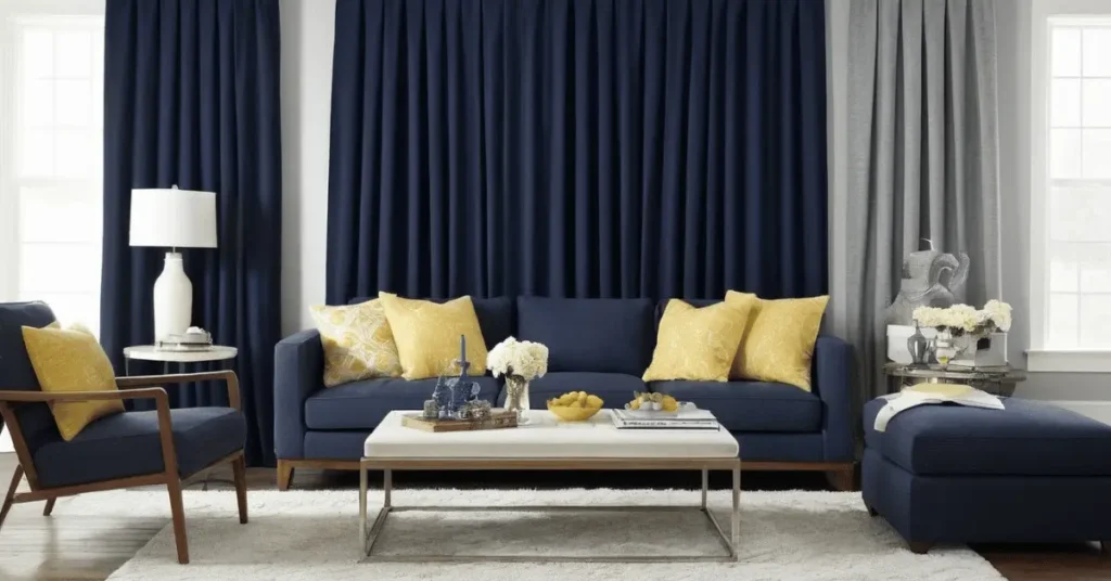 Perfect Curtain Colors to Complement Your Gray Couches