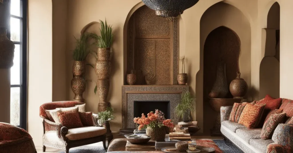 Middle Eastern-Inspired Living Room