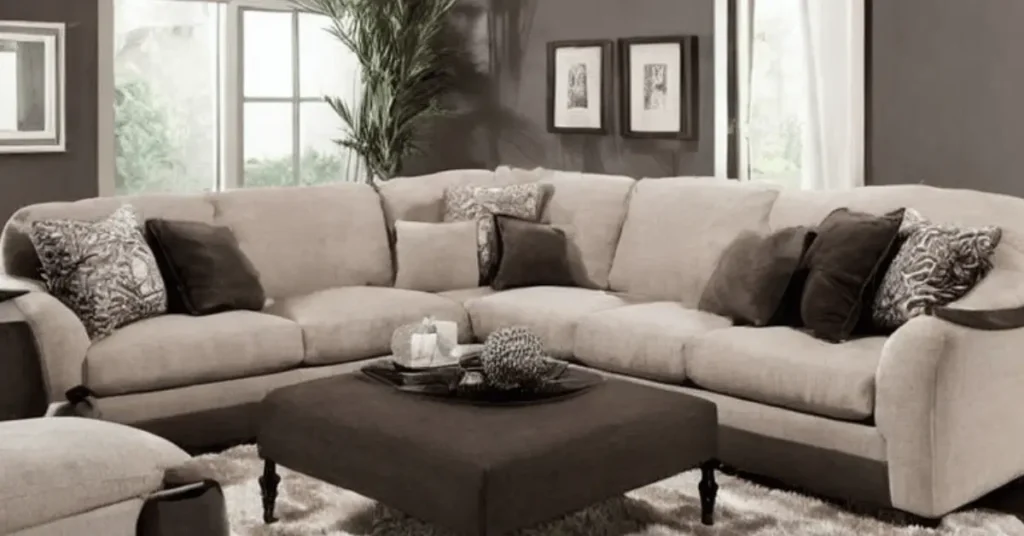 Elegant And Sophisticated Looks for grey and brown living room.