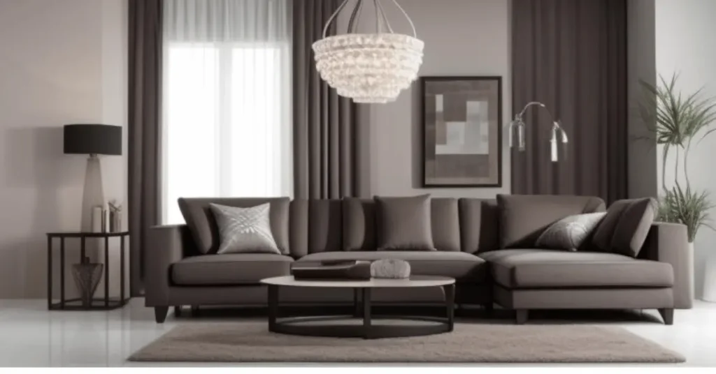 Sleek And Modern Brown & Grey Decor