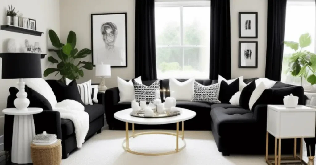 Black and Cream Living Room Ideas