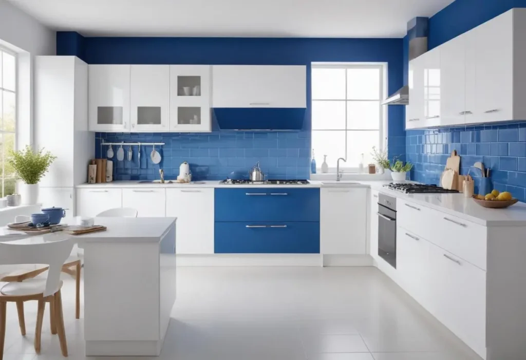 Blue And White Kitchen Decor