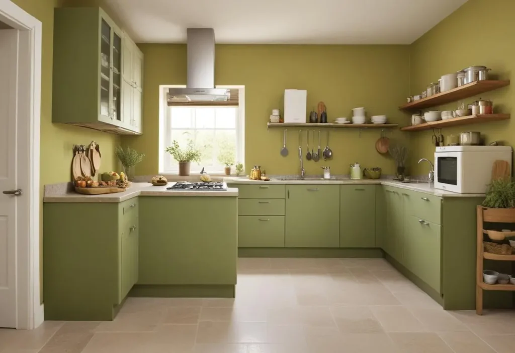 Enhancing Your Kitchen with Olive Green Cabinets