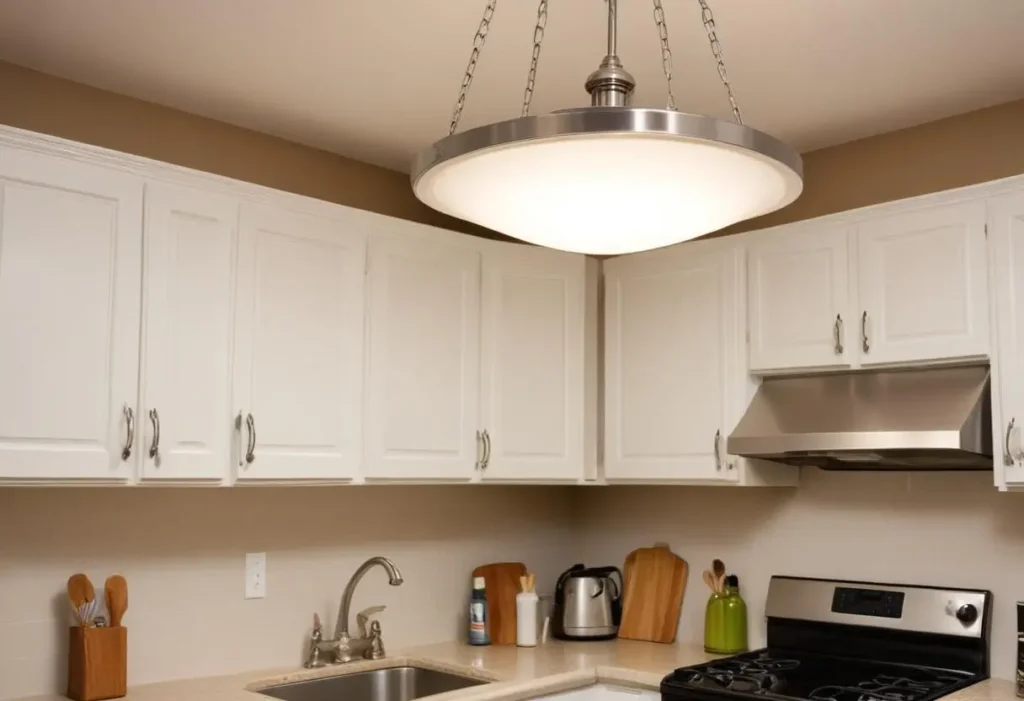 Why Cleaning Greasy Kitchen Light Fixtures Is Important