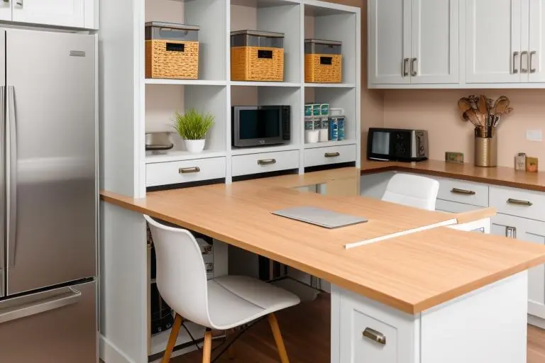 Drafting A Layout for kitchen office organization