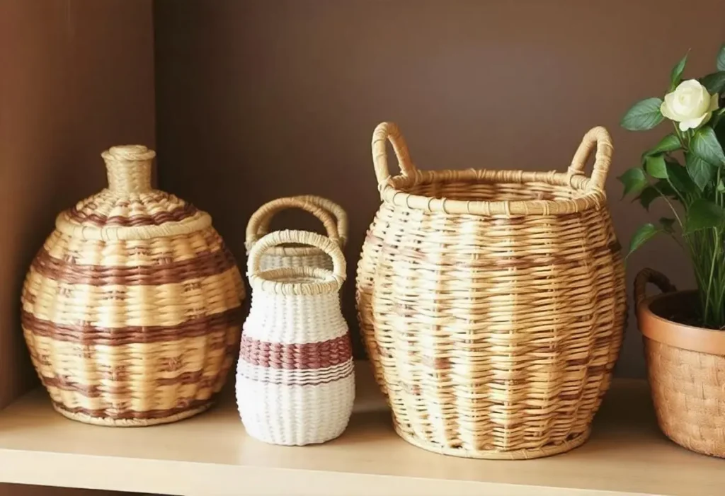 woven baskets