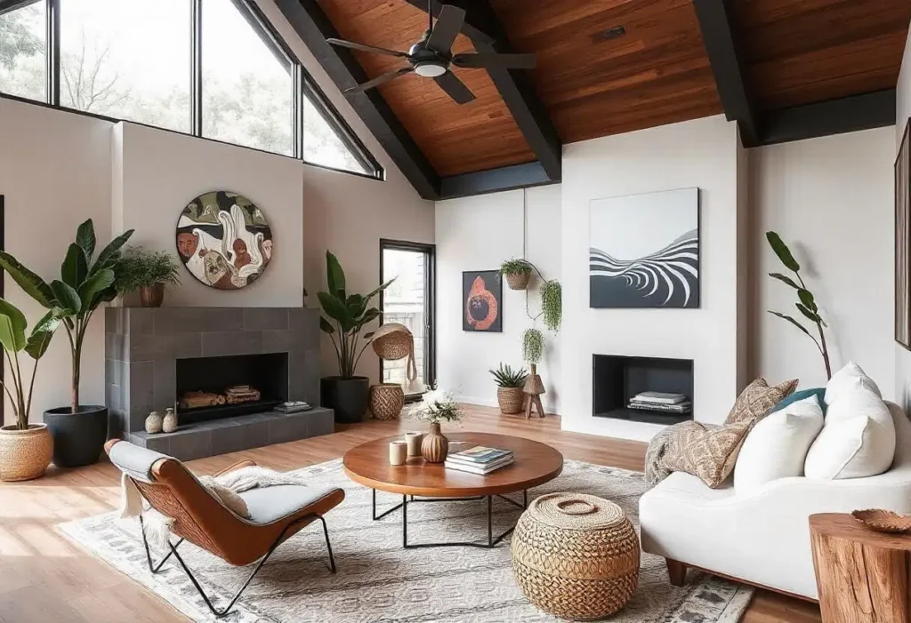 Modern Boho Living Room