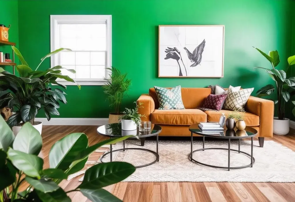 Opt for a Bold Wall Color