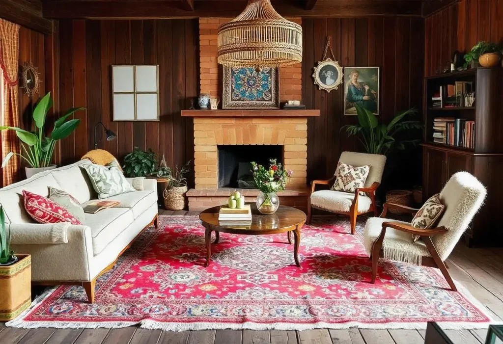 Vintage Rugs for boho living room